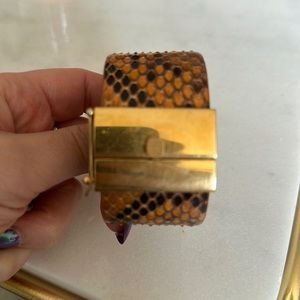 Celine snakeskin bracelet authentic